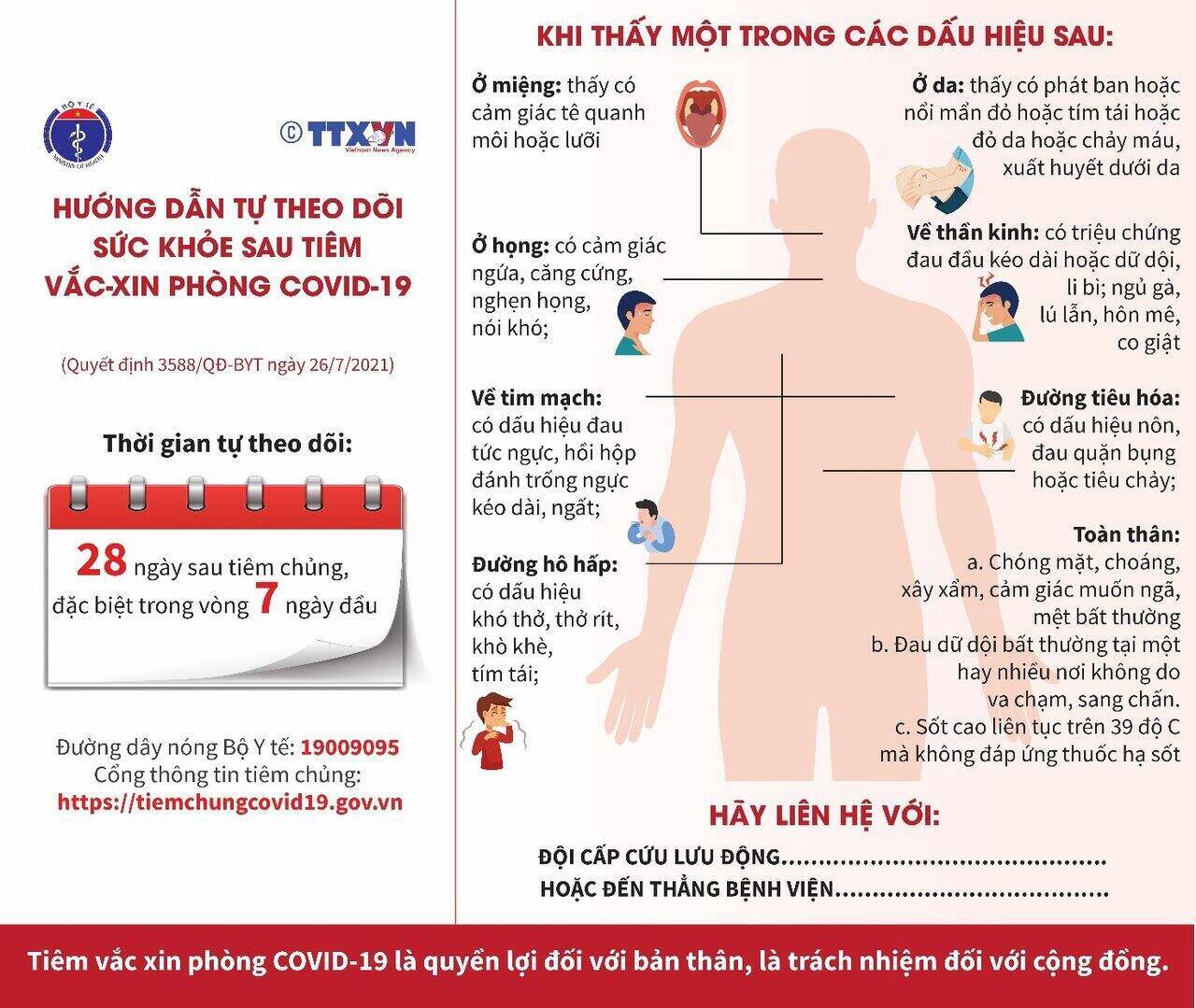 Những điều cần lưu ý trước và sau khi tiêm vaccine phòng covid-19