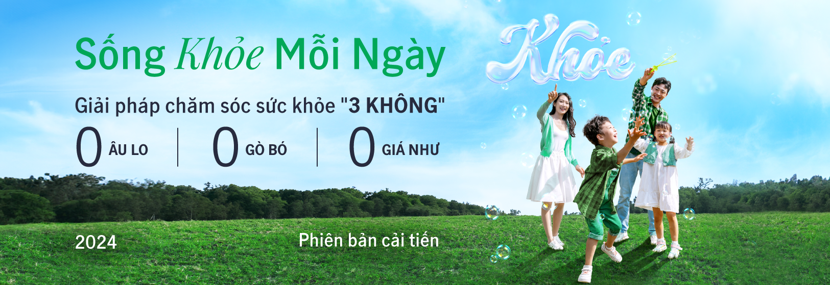 Minh họa các trụ cột sống khỏe mỗi ngày gồm dinh dưỡng, vận động, giấc ngủ và tinh thần