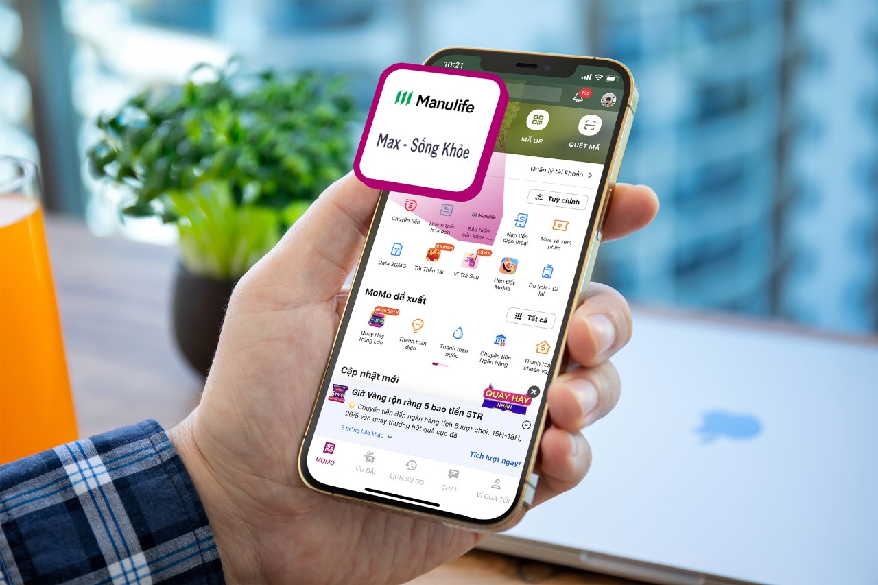 Manulife Việt Nam hợp tác với MoMo triển khai các giải pháp bảo hiểm sức khỏe trực tuyến