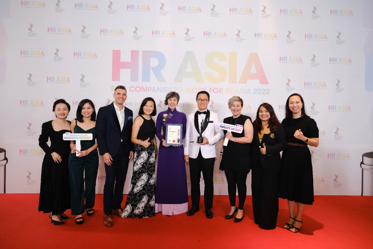 Manulife Việt Nam được vinh danh tại HR Asia Awards